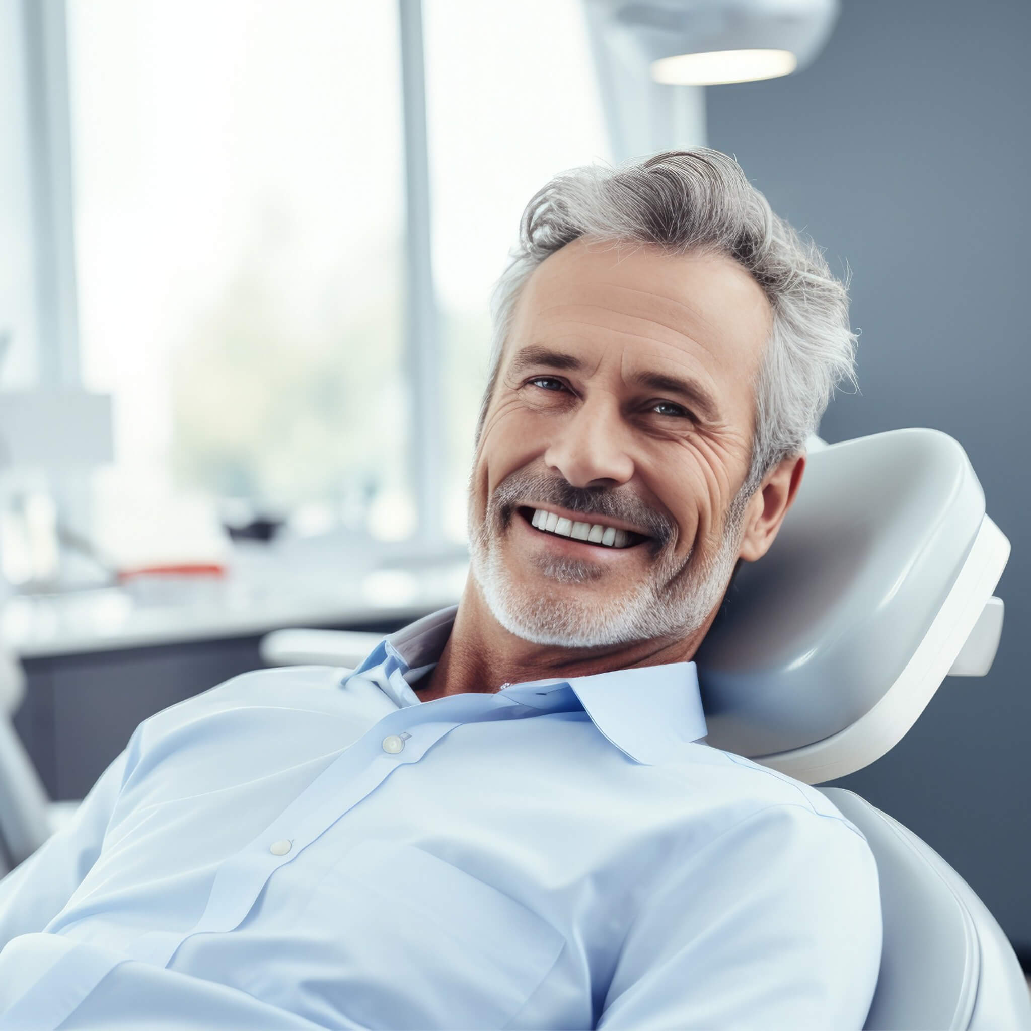 Patient receiving comfortable general dental care at Corona Family Dental serving Sarasota and Bradenton Florida.