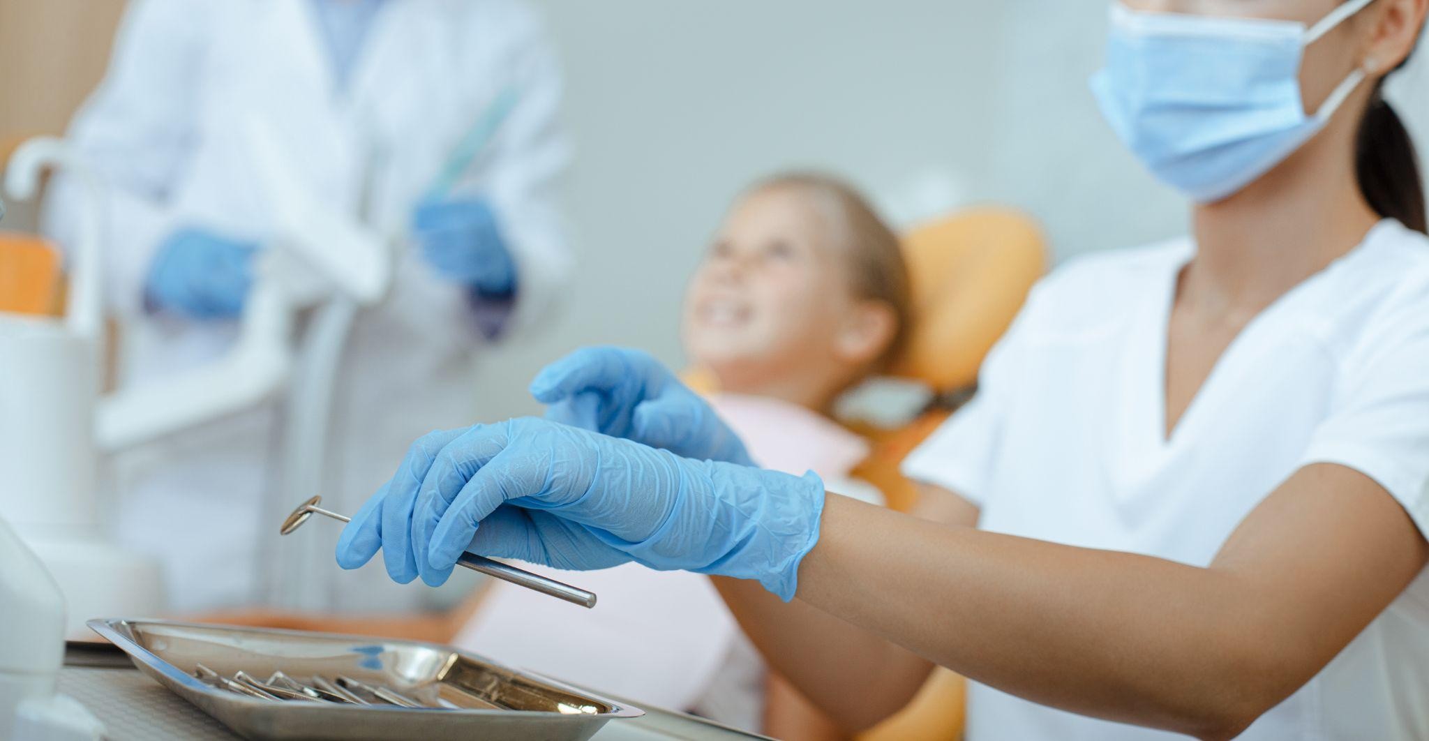 Child receiving gentle dental care at Corona Family Dental, Sarasota family dentist specializing in general dentistry for kids and teens.